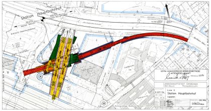 Lageplan Hauptbahnhof (komplett, –2-Ebene), D 207/134 Lageplan Hauptbahnhof (komplett, –2-Ebene), D 207/134