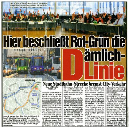 06.03.2013, BILD: „Hier beschließt Rot-Grün die Dämlich-Linie” 06.03.2013, BILD: „Hier beschließt Rot-Grün die Dämlich-Linie”