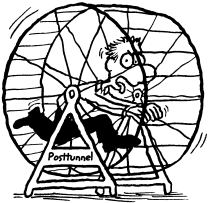 Cartoon Hamsterrad Cartoon Hamsterrad