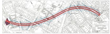 Lageplan Vortrieb Weissekreuzplatz bis Vahrenwalder Str., B 211/133 Lageplan Vortrieb Weissekreuzplatz bis Vahrenwalder Str., B 211/133