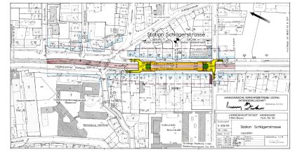 Lageplan Schlägerstraße, B 208/131 Lageplan Schlägerstraße, B 208/131