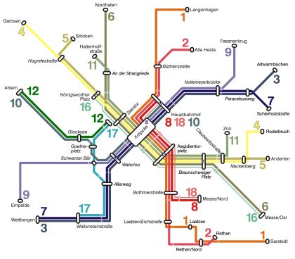 Netzplan Nr. 3: Kappung der oberdischen Strecke am Steintor Netzplan Nr. 3: Kappung der oberdischen Strecke am Steintor