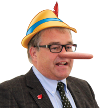 Hauke Jagau als Pinocchio [Satire]