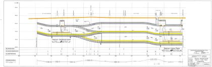 Längsschnitt Sedanstraße Lister Platz, A 205/207 Längsschnitt Sedanstraße Lister Platz, A 205/207