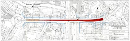 Lageplan Goetheplatz und Rampe Goethestr., D 208/124 Lageplan Goetheplatz und Rampe Goethestr., D 208/124